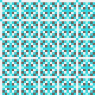 Soyut çapraz desenli üretken hesaplama sanatı çizimi