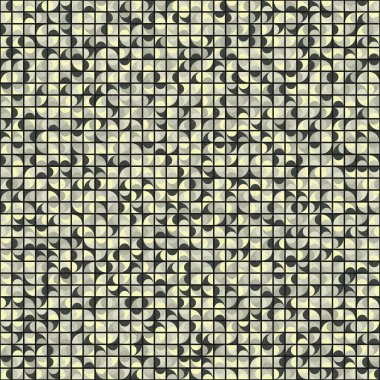 Soyut Geometrik Desen üretken hesaplama sanatı çizimi