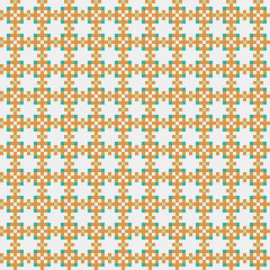 Soyut Çapraz Kusursuz Desensiz Desen vektör çizimi  
