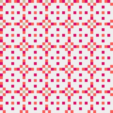 Soyut çapraz desenli üretken hesaplama sanatı çizimi