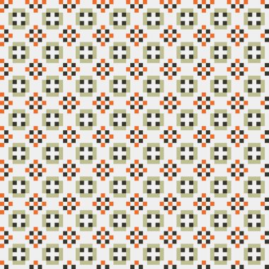 Soyut çapraz desenli üretken hesaplama sanatı çizimi