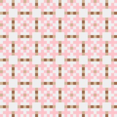 Soyut çapraz desenli üretken hesaplama sanatı çizimi