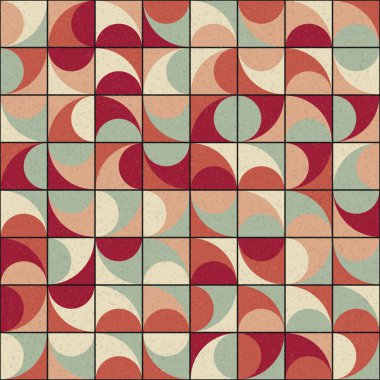 Soyut Geometrik Desen üretken hesaplama sanatı çizimi