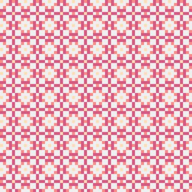 Soyut çapraz desenli üretken hesaplama sanatı çizimi