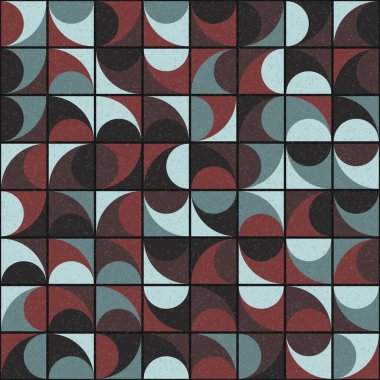 Soyut Geometrik Desen üretken hesaplama sanatı çizimi