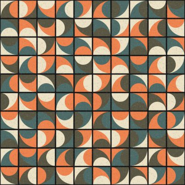 Soyut Geometrik Desen üretken hesaplama sanatı çizimi