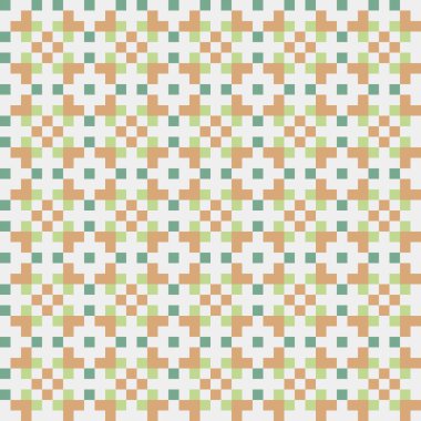 Soyut çapraz desen, üretken hesaplama vektörü illüstrasyonu