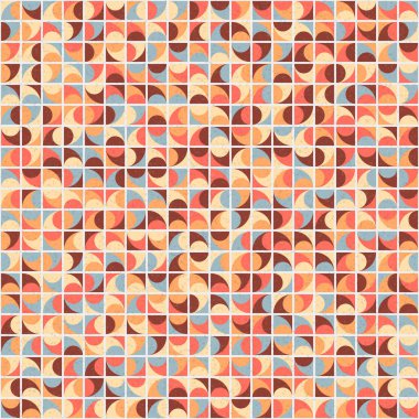 Soyut Geometrik Desen üretken hesaplama sanatı çizimi