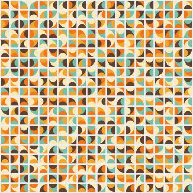 Soyut Geometrik Desen üretken hesaplama sanatı çizimi