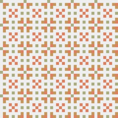 Soyut çapraz desen, üretken hesaplama vektörü illüstrasyonu