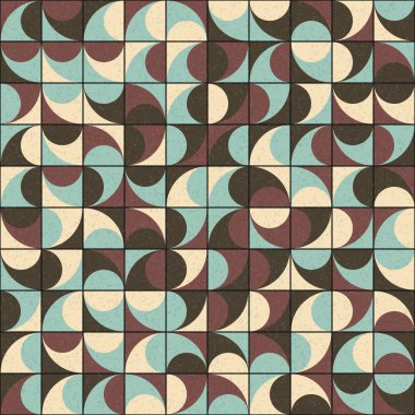 Soyut Geometrik Desen üretken hesaplama sanatı çizimi