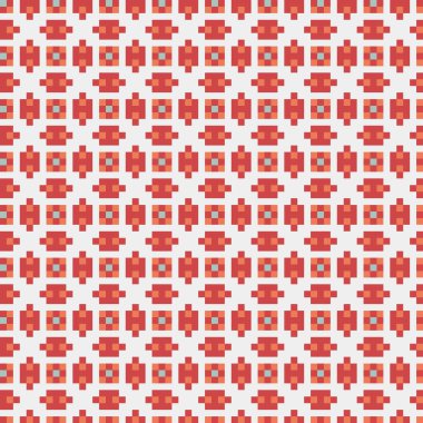 Soyut çapraz desen, üretken hesaplama vektörü illüstrasyonu