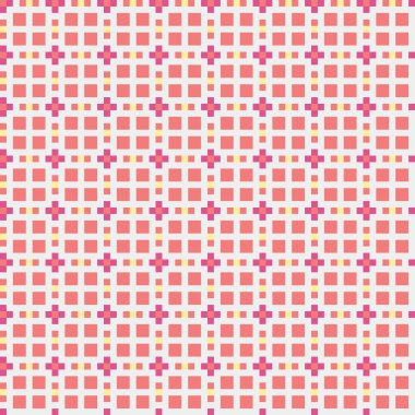 Soyut çapraz desenli üretken hesaplama sanatı çizimi