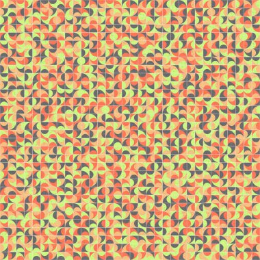 Soyut Geometrik Desen üretken hesaplama sanatı çizimi