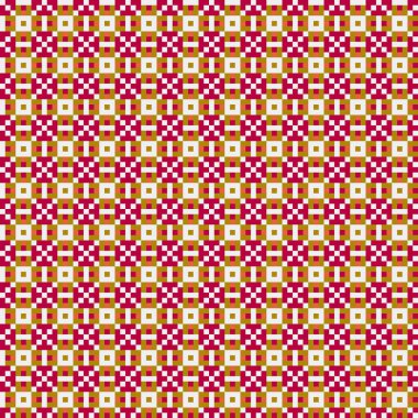 Soyut çapraz desenli üretken hesaplama sanatı çizimi