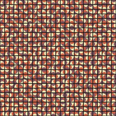 Soyut Geometrik Desen üretken hesaplama sanatı çizimi