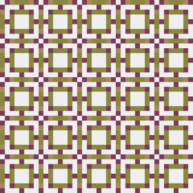 Soyut çapraz desenli üretken hesaplama sanatı çizimi