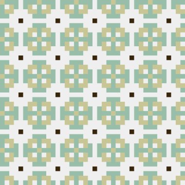 Soyut çapraz desenli üretken hesaplama sanatı çizimi