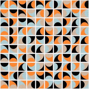 Soyut Geometrik Desen üretken hesaplama sanatı çizimi