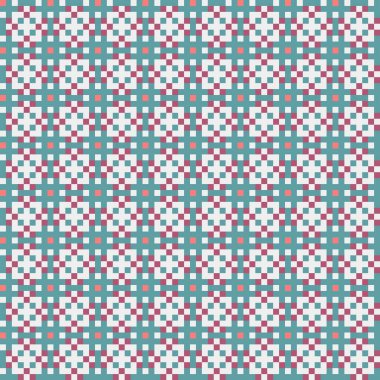 Soyut çapraz desen, üretken hesaplama vektörü illüstrasyonu