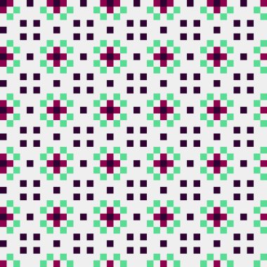 Soyut çapraz desenli üretken hesaplama sanatı çizimi