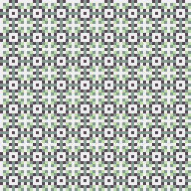 Soyut çapraz desenli üretken hesaplama sanatı çizimi