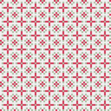 Soyut çapraz desen, üretken hesaplama vektörü illüstrasyonu