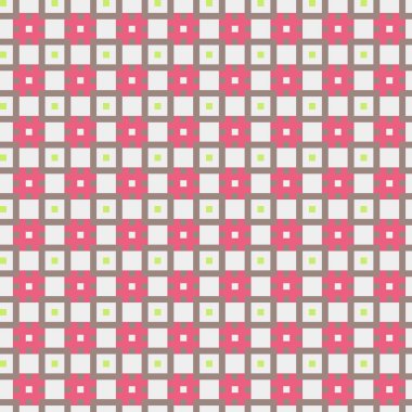 Soyut çapraz desenli üretken hesaplama sanatı çizimi