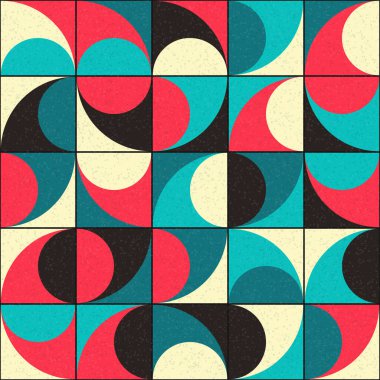 Soyut Geometrik Desen üretken hesaplama sanatı çizimi