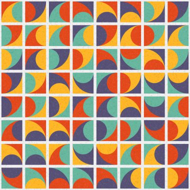 Soyut Geometrik Desen üretken hesaplama sanatı çizimi