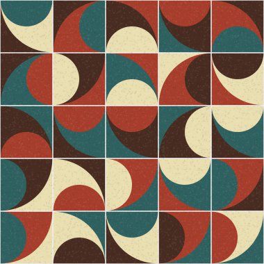 Soyut Geometrik Desen üretken hesaplama sanatı çizimi