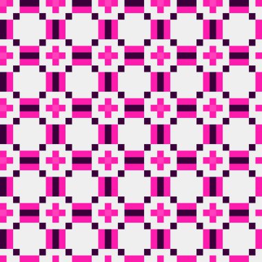 Soyut çapraz desen, üretken hesaplama vektörü illüstrasyonu