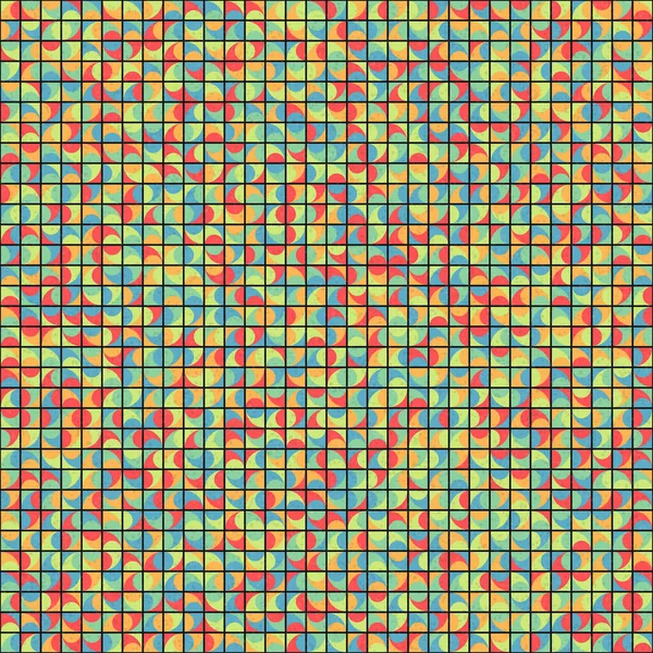 Soyut Geometrik Desen üretken hesaplama sanatı çizimi