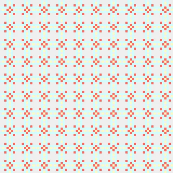 Abstraktní Křížový Vzor Generativní Výpočetní Umění Ilustrace — Stockový vektor