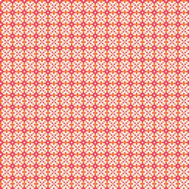 Soyut çapraz desenli üretken hesaplama sanatı çizimi