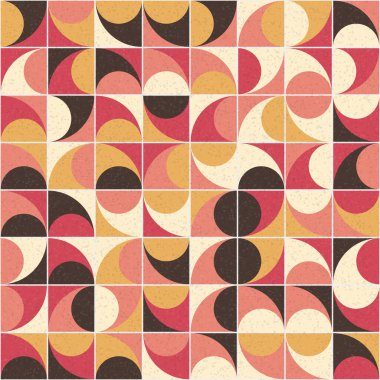 Üretken hesaplama dokusuna sahip soyut geometrik desen