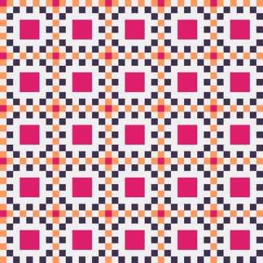 Üretken hesaplama dokusuna sahip soyut geometrik desen