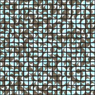 Soyut Geometrik Desen üretken hesaplama sanatı çizimi