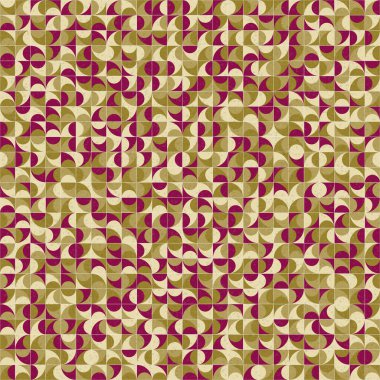 Soyut Geometrik Desen üretken hesaplama sanatı çizimi