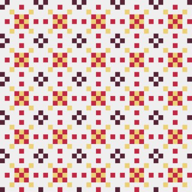 Soyut çapraz desen, üretken hesaplama vektörü illüstrasyonu