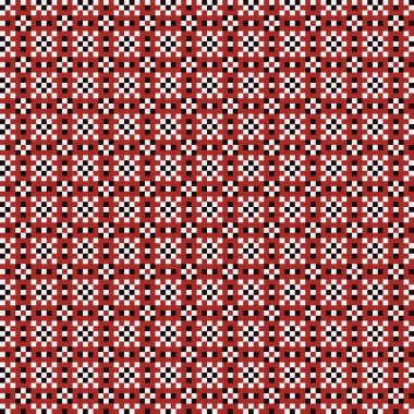 Soyut çapraz desen, üretken hesaplama vektörü illüstrasyonu