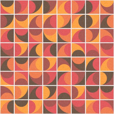 Soyut Geometrik Desen üretken hesaplama sanatı çizimi