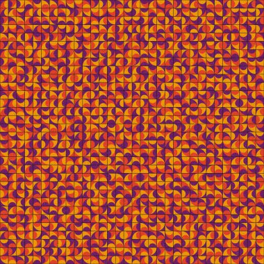 Soyut Geometrik Desen üretken hesaplama sanatı çizimi