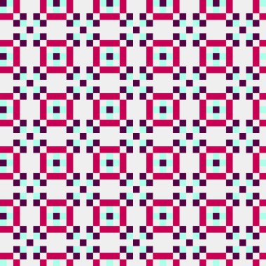 Soyut çapraz desen, üretken hesaplama vektörü illüstrasyonu