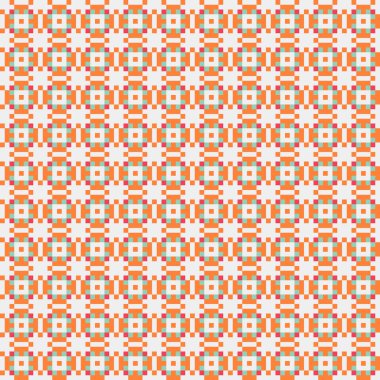 Soyut çapraz desen, üretken hesaplama vektörü illüstrasyonu