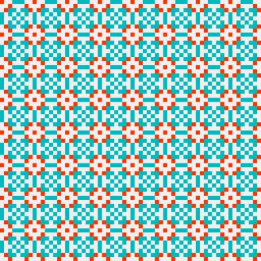 Soyut çapraz desenli üretken hesaplama sanatı çizimi