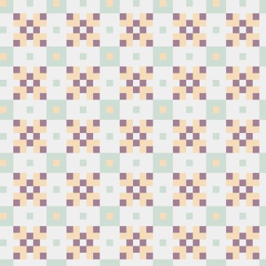 Soyut çapraz desen, üretken hesaplama vektörü illüstrasyonu