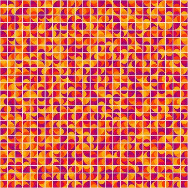 Soyut Geometrik Desen üretken hesaplama sanatı çizimi