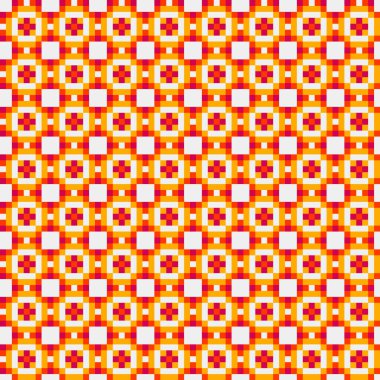 Üretken hesaplama dokusuna sahip soyut geometrik desen