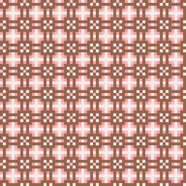 Soyut çapraz desenli üretken hesaplama sanatı çizimi 